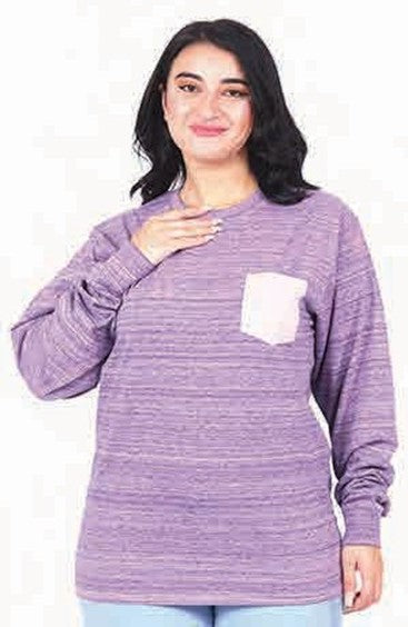 Cruz Pocket Tee: Optimal Women's Long Sleeve Comfort and Style