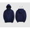 Navy Blue Hand Dye Pullover with Hoodie Soft Cotton Unisex S/M/L/XL Jumper Sweater Shirt