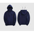 Navy Blue Hand Dye Pullover with Hoodie Soft Cotton Unisex S/M/L/XL Jumper Sweater Shirt
